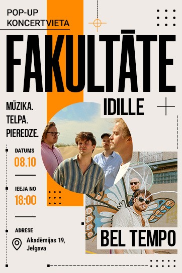 Meklēšanas rezultāta izrādes "FAKULTĀTES atklāšanas koncerts – IDILLE + BEL TEMPO" attels
