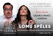 Meklēšanas rezultāta izrādes "LOMU SPĒLES. Gaumīga franču komēdija" attels