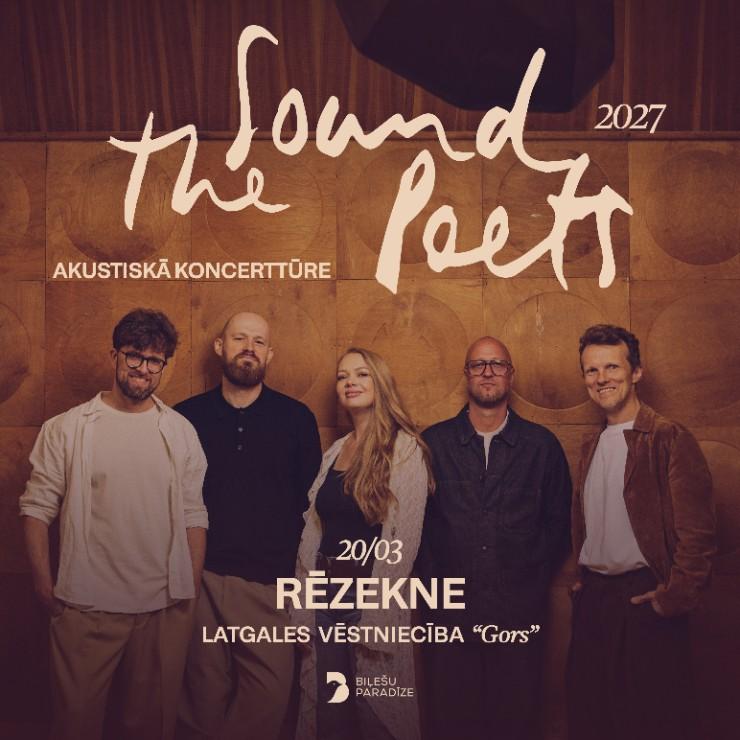 Izrādes ""The Sound Poets" akustiskā tūre" attels