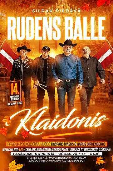 Meklēšanas rezultāta izrādes "Rudens Balle | GRUPA KLAIDONIS, KASPARS IVASKS & HARIJS BIRKENBERGS" attels