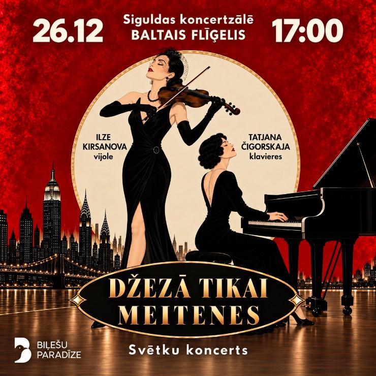 Изображение спектакля "Svētku koncerts "Džezā tikai meitenes""