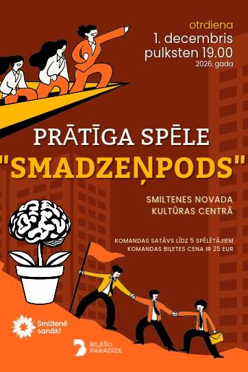 Изображение мероприятия "SMADZEŅPODS | Erudīcijas spēles" из результатов поиска