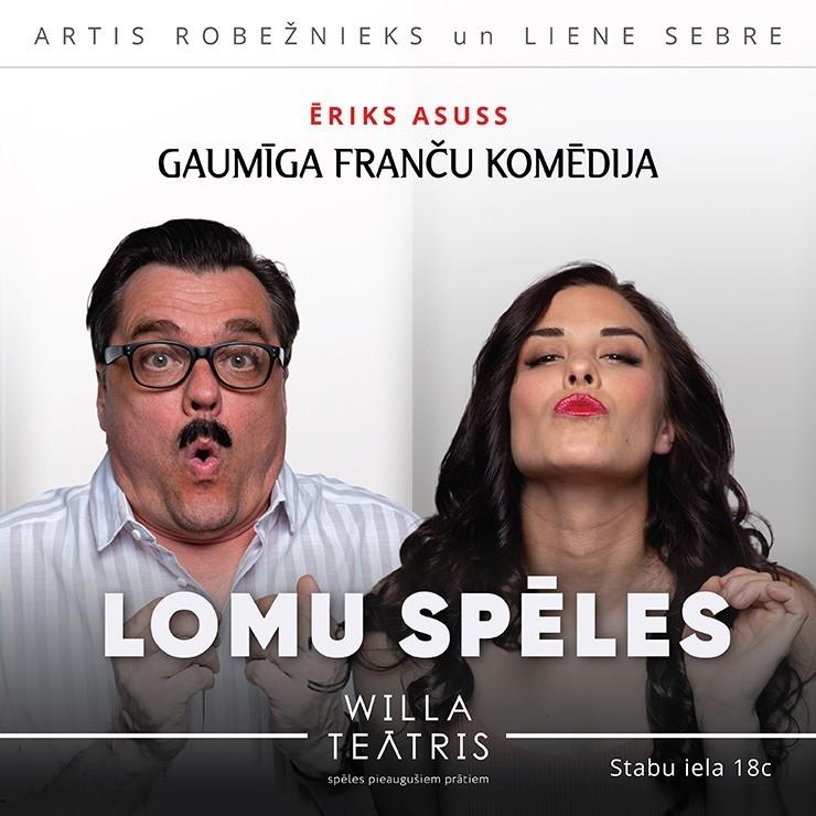 Image of the event "LOMU SPĒLES. Gaumīga franču komēdija"