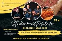 Изображение мероприятия "Steiku meistarklase kopā ar MeatMe Sandiju Zandersonu un Jāni Ozolu" из результатов поиска