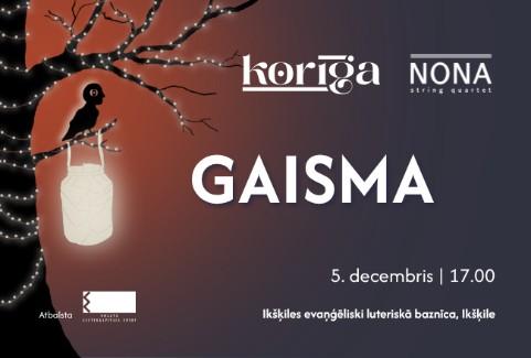 Izrādes "KORĪGA, NŌNA: Gaisma" attels