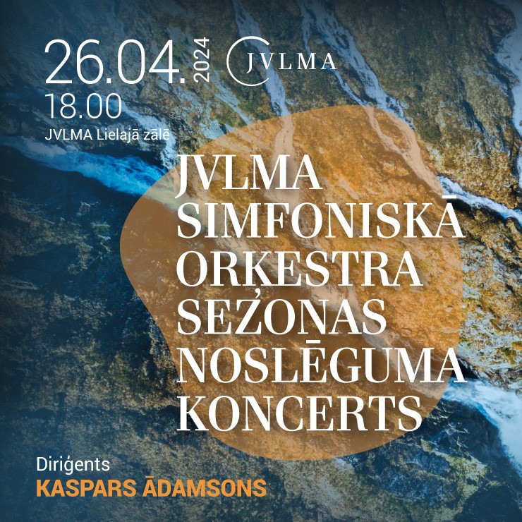 Izrādes "JVLMA simfoniskā orķestra sezonas noslēguma koncerts" attels