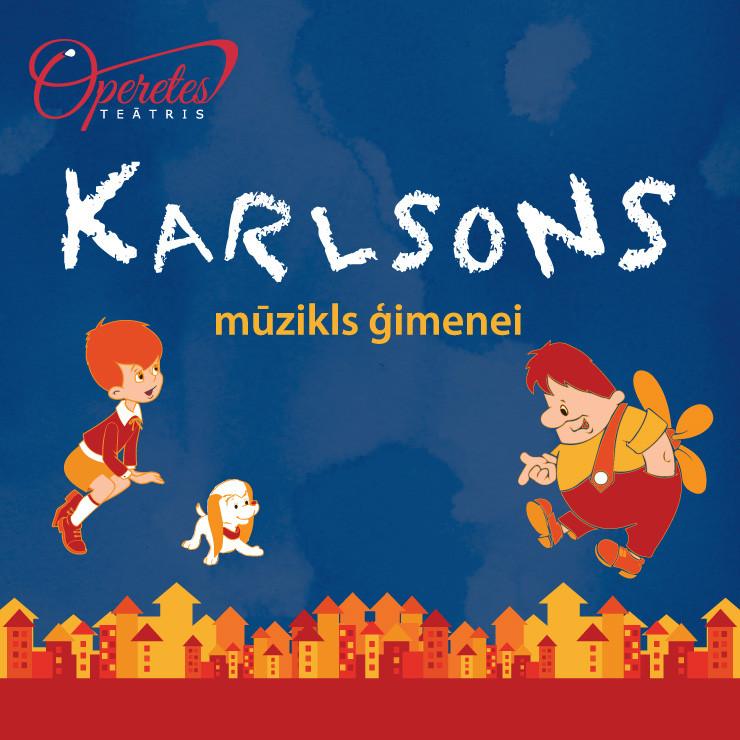 Izrādes "KARLSONS, mūzikls ģimenei" attels