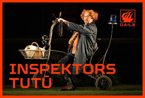 Izrādes "INSPEKTORS TUTŪ" attels