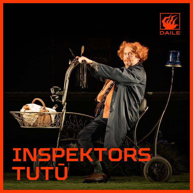 Izrādes "INSPEKTORS TUTŪ" attels