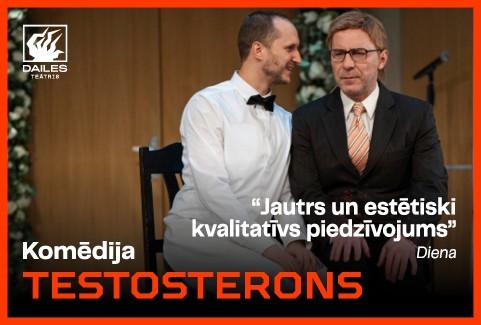 Izrādes "Testosterons" attels