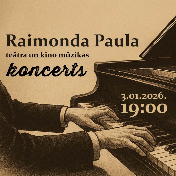 Izrādes "Raimonda Paula teātra un kino mūzikas koncerts" attels