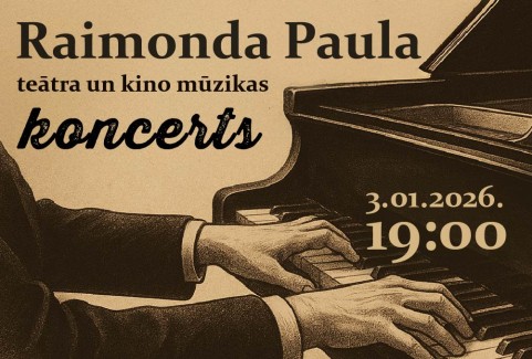 Izrādes "Raimonda Paula teātra un kino mūzikas koncerts" attels
