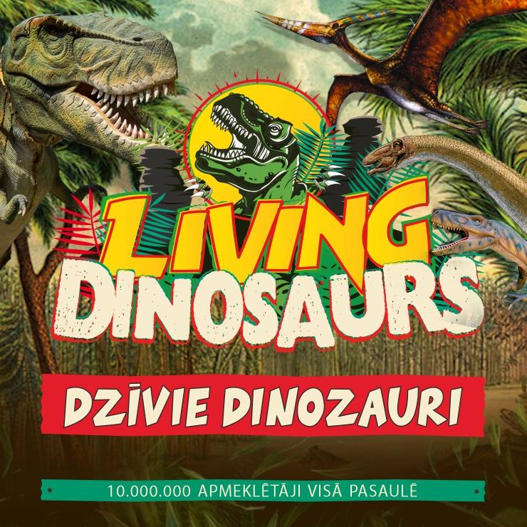 Izrādes "Dzīvie dinozauri / Living Dinosaurs" attels