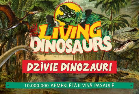 Izrādes "Dzīvie dinozauri / Living Dinosaurs" attels