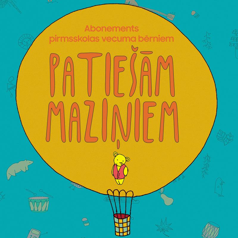 Izrādes "Patiešām maziņiem. Ezītis lielpilsētā" attels