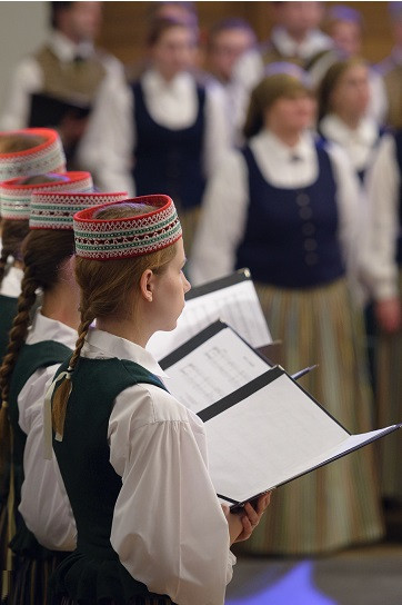 Jaukto koru dziesmu diena VISIEM VIENA KATRAM SAVA TAUTASDZIESMA