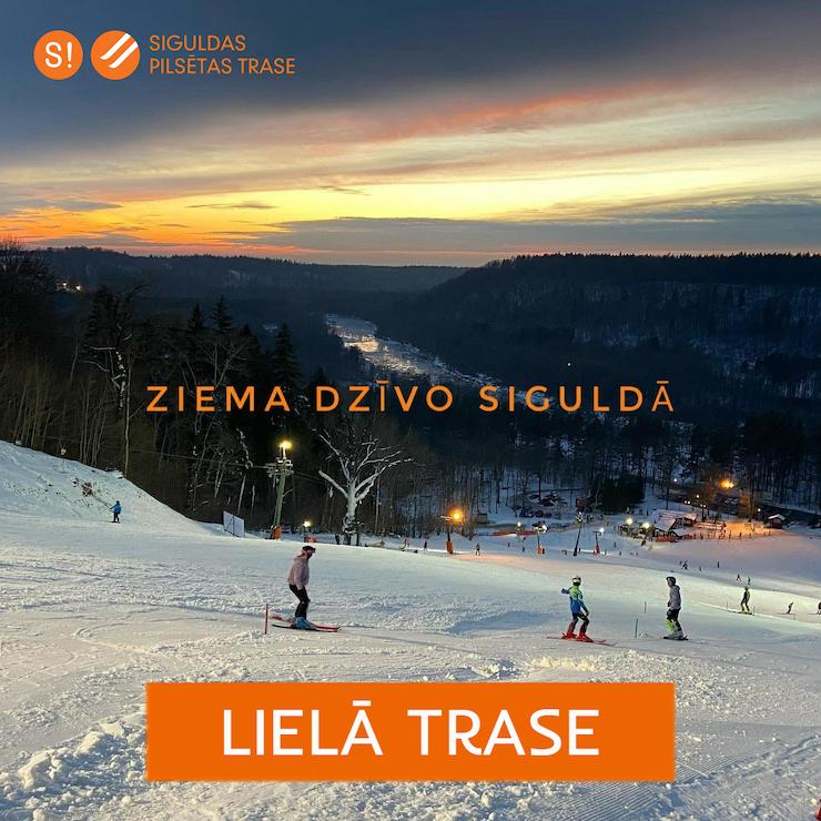 Izrādes "Siguldas Pilsētas trase /LIELĀ TRASE/" attels