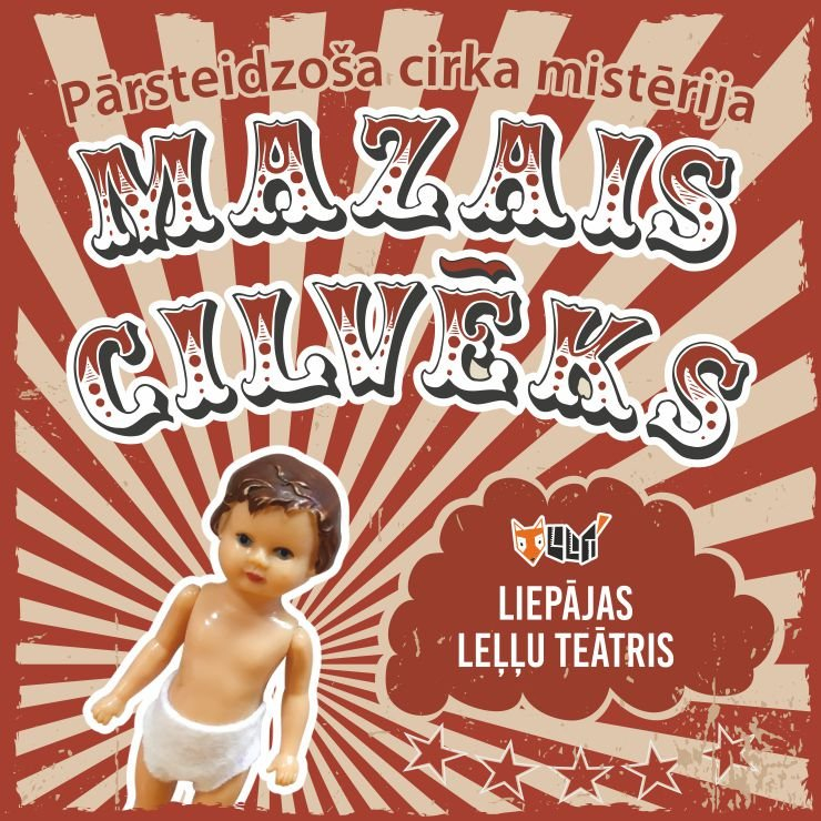 Izrādes "IERAKSTS. MAZAIS CILVĒKS. Pārsteidzoša cirka mistērija" attels