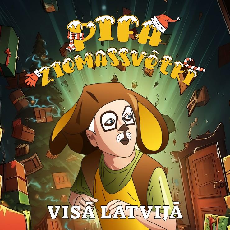 Izrādes "Pifa Ziemassvētki" attels