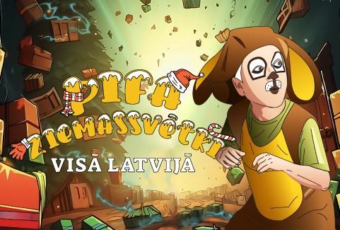 Izrādes "Pifa Ziemassvētki" attels