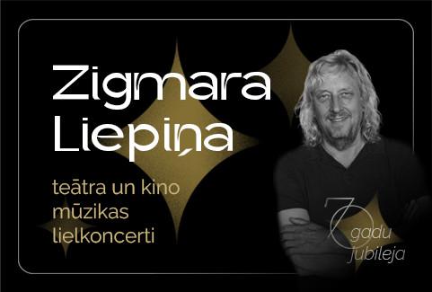 Izrādes "Zigmara Liepiņa teātra un kino mūzikas koncerts" attels