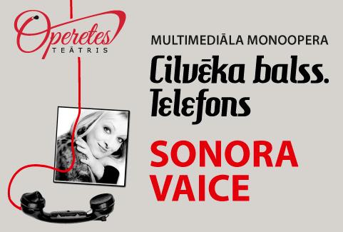 Izrādes "Multimediāla monoopera Cilvēka balss. Telefons" attels