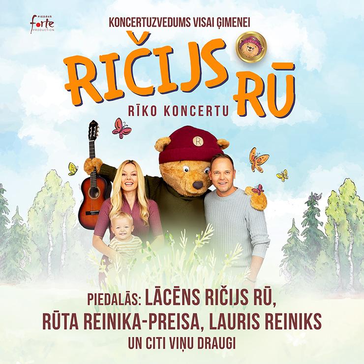Izrādes "RIČIJS RŪ rīko koncertu" attels