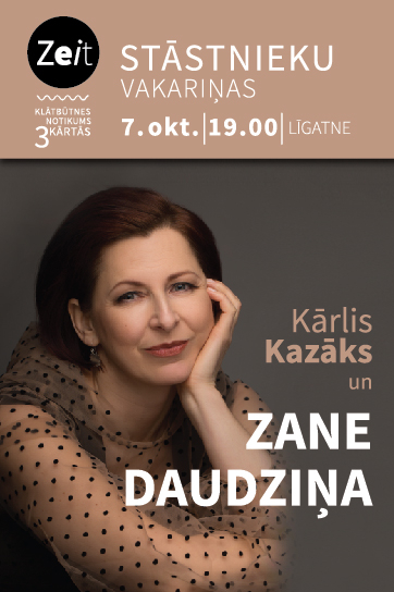 STĀSTNIEKU VAKARIŅAS / Kārlis Kazāks un Zane Daudziņa