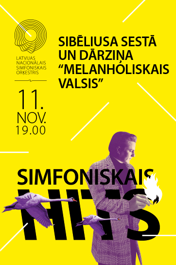 Simfoniskais hits ar Goran Gora. Sibēliusa Sestā un Dārziņa “Melanholiskais valsis” (vakcinētiem, pārslimojušiem, testētiem)