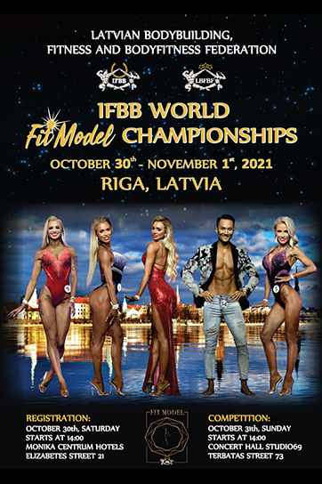 TIEŠRAIDE. IFBB Pasaules Fit Model čempionāts (IFBB World Fit Model Championships)