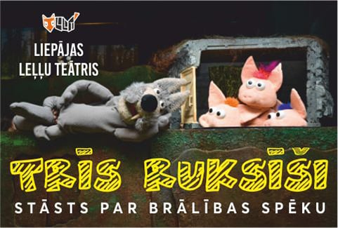 Izrādes "IERAKSTS. TRĪS RUKSĪŠI. Stāsts par brālības spēku" attels