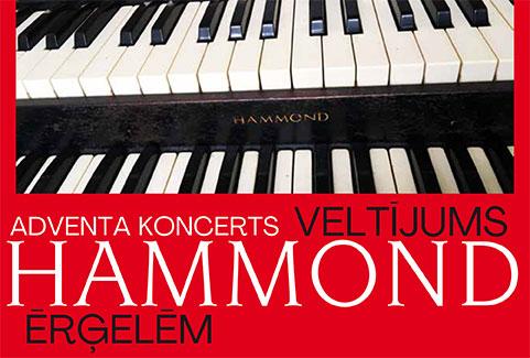 Izrādes "Adventa koncerts. VELTĪJUMS HAMMOND ĒRĢELĒM" attels