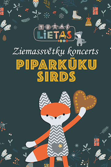 Tutas Ziemassvētku koncerts PIPARKŪKU SIRDS