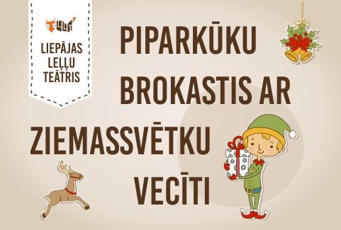 Izrādes "PIPARKŪKU BROKASTIS AR ZIEMASSVĒTKU VECĪTI" attels