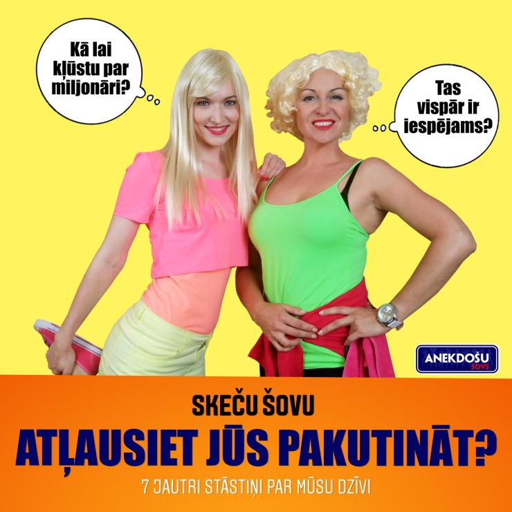 Galerijas bilde 3: ATĻAUSIET JŪS PAKUTINĀT? humora vakars pieaugušajiem | ANEKDOŠU ŠOVS