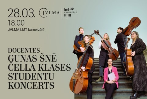 Izrādes "Docentes Gunas Šnē čella klases studentu koncerts" attels
