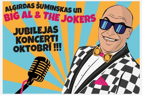 Izrādes "Grupas Big Al & The Jokers ar solistu Aļģirdu Šuminsku koncerts “The Jokers Boogie”" attels