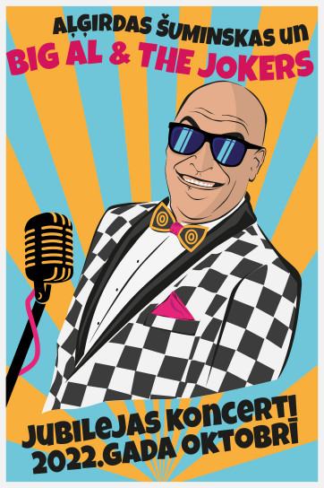 Grupas Big Al & The Jokers ar solistu Aļģirdu Šuminsku koncerts “The Jokers Boogie”