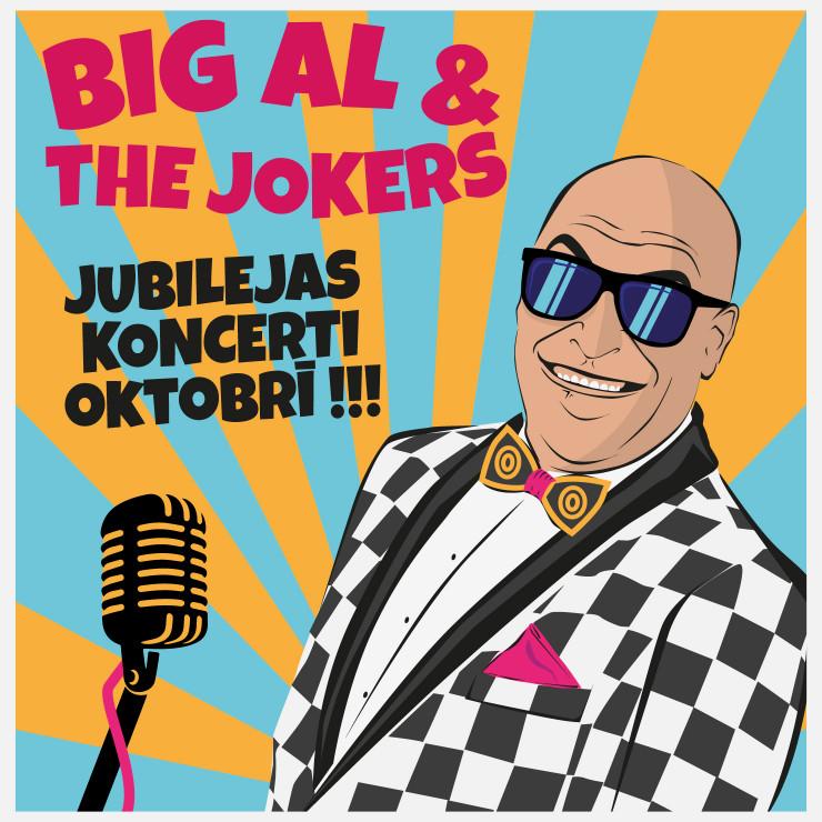 Izrādes "Grupas Big Al & The Jokers ar solistu Aļģirdu Šuminsku koncerts “The Jokers Boogie”" attels