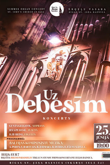 Koncerts UZ DEBESĪM. Baltijas komponistu mūzika