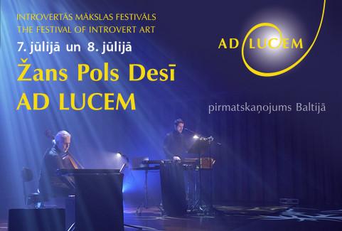 Izrādes "Žans Pols Desī. AD LUCEM (pirmatskaņojums Baltijā)" attels