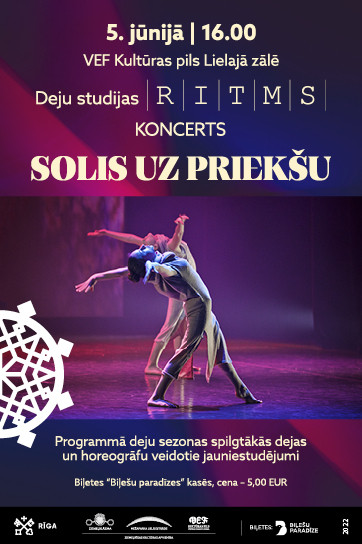 Deju studijas RITMS koncerts SOLIS UZ PRIEKŠU