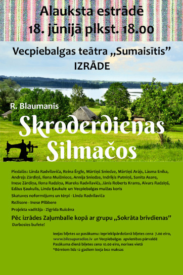 Vecpiebalgas teātra SUMAISĪTIS izrāde | Skroderdienas Silmačos