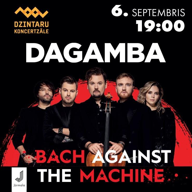 Izrādes "DAGAMBA & Bach Against the Machine" attels
