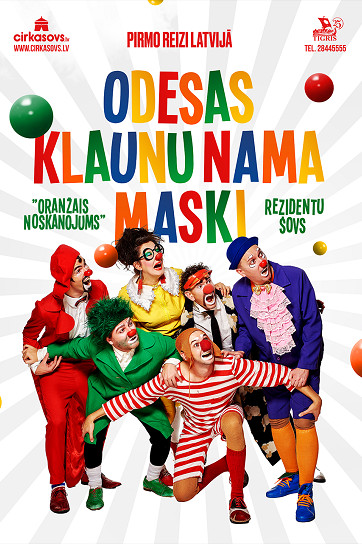 Odesas klaunu nama Maski izrāde ORANŽAIS NOSKAŅOJUMS