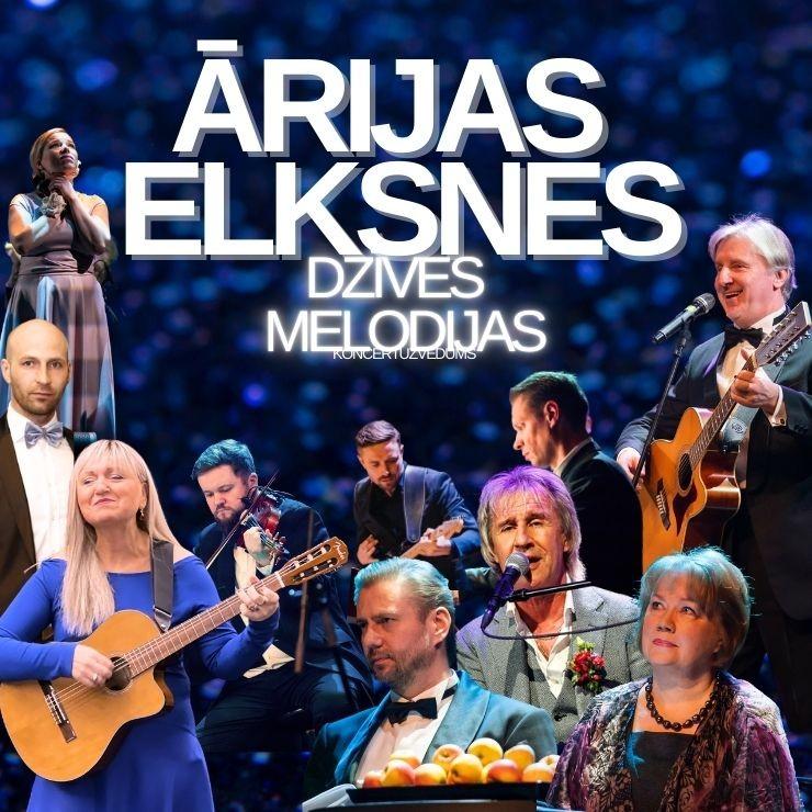 Izrādes "ĀRIJAS ELKSNES DZĪVES MELODIJAS - ĀRIJAI ELKSNEI - 95!" attels