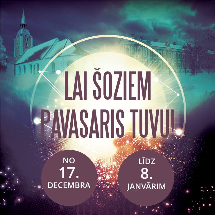 Image of the event "“LAI ŠOZIEM PAVASARIS TUVU!” - gaismas un skaņas ceļojums"
