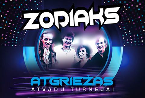Izrādes "ZODIAKS ATGRIEŽAS / grupas atvadu turneja" attels