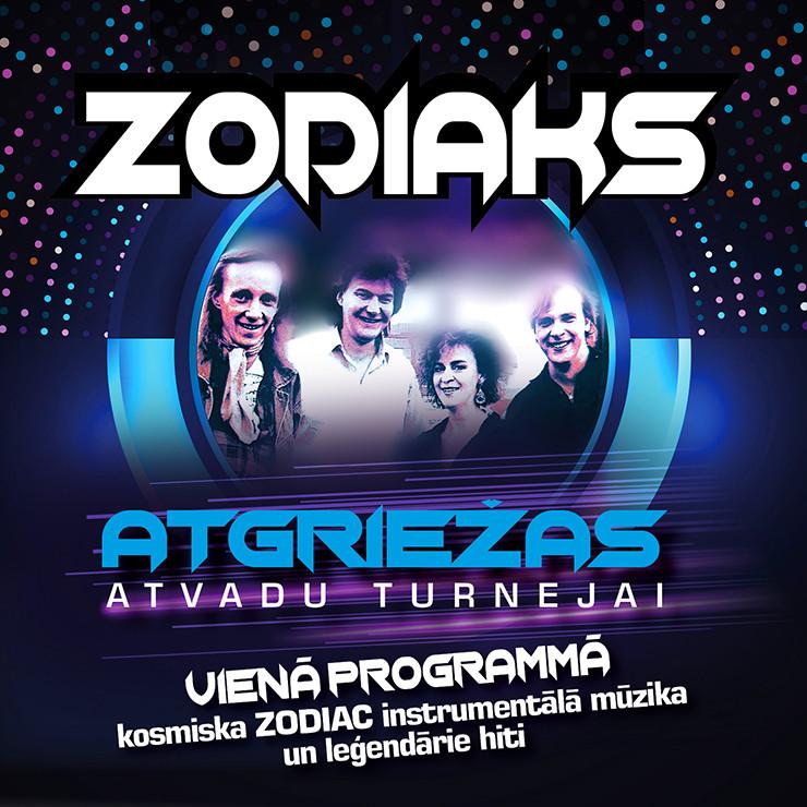 Izrādes "ZODIAKS ATGRIEŽAS / grupas atvadu turneja" attels