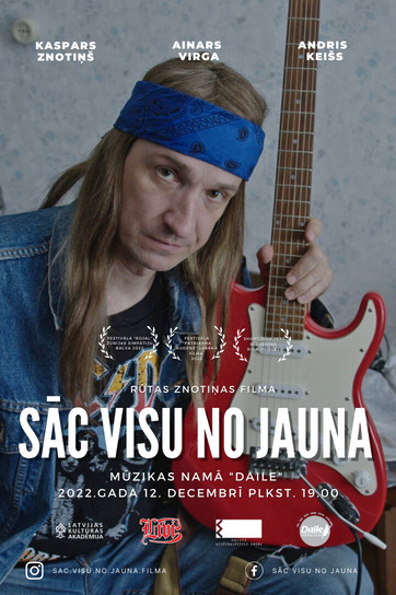 “Sāc visu no jauna” - Rūtas Znotiņas rokumentālā filma